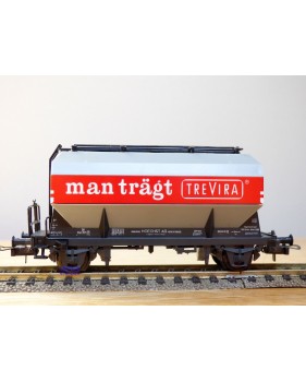RÖWA 2304 wagon plat chargé de 2 conteneurs LESAGE  DB BO 