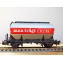 RÖWA 2304 wagon plat chargé de 2 conteneurs LESAGE  DB BO 