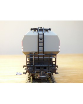 RÖWA 2304 wagon plat chargé de 2 conteneurs LESAGE  DB BO 