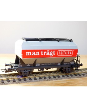 RÖWA 2304 wagon plat chargé de 2 conteneurs LESAGE  DB BO 