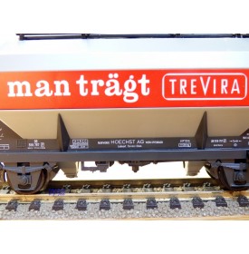 RÖWA 2304 wagon plat chargé de 2 conteneurs LESAGE  DB BO 