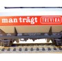 RÖWA 2304 wagon plat chargé de 2 conteneurs LESAGE  DB BO 
