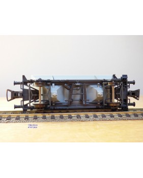 RÖWA 2304 wagon plat chargé de 2 conteneurs LESAGE  DB BO 