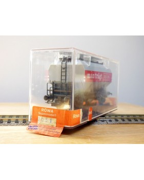 RÖWA 2304 wagon plat chargé de 2 conteneurs LESAGE  DB BO 