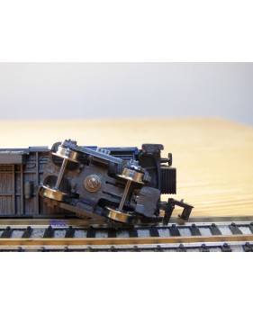 RIVAROSSI 9664,  fourgon à bagages   N°: 1271  M   CIWL SNCF    BO