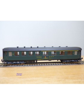 METROPOLITAN  POCHER  7060, voiture métallique lourde  1/2  Kl .  SBB   