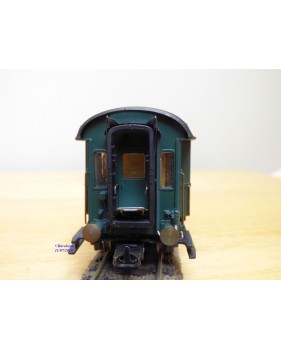 METROPOLITAN  POCHER  7060, voiture métallique lourde  1/2  Kl .  SBB   