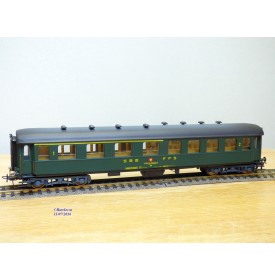 METROPOLITAN  POCHER  7060, voiture métallique lourde  1/2  Kl .  SBB   