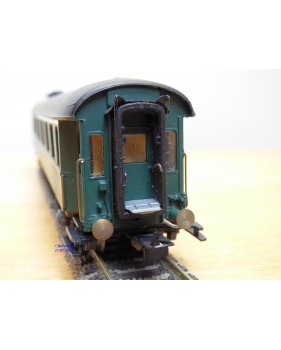 METROPOLITAN  POCHER  7060, voiture métallique lourde  1/2  Kl .  SBB   