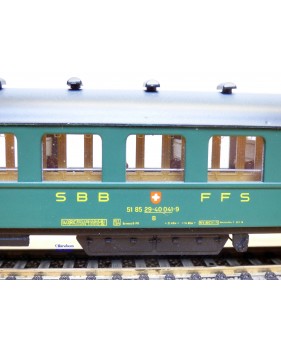 METROPOLITAN  POCHER  7071, voiture métallique lourde  2 Kl .  SBB  