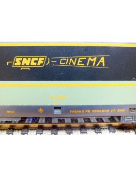 LIMA véro  9212  voiture cinéma  type S5  204  SNCF    BO 