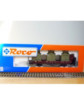 ROCO 47701 wagon à toit coulissant type Tms5756 DR Neuf BO