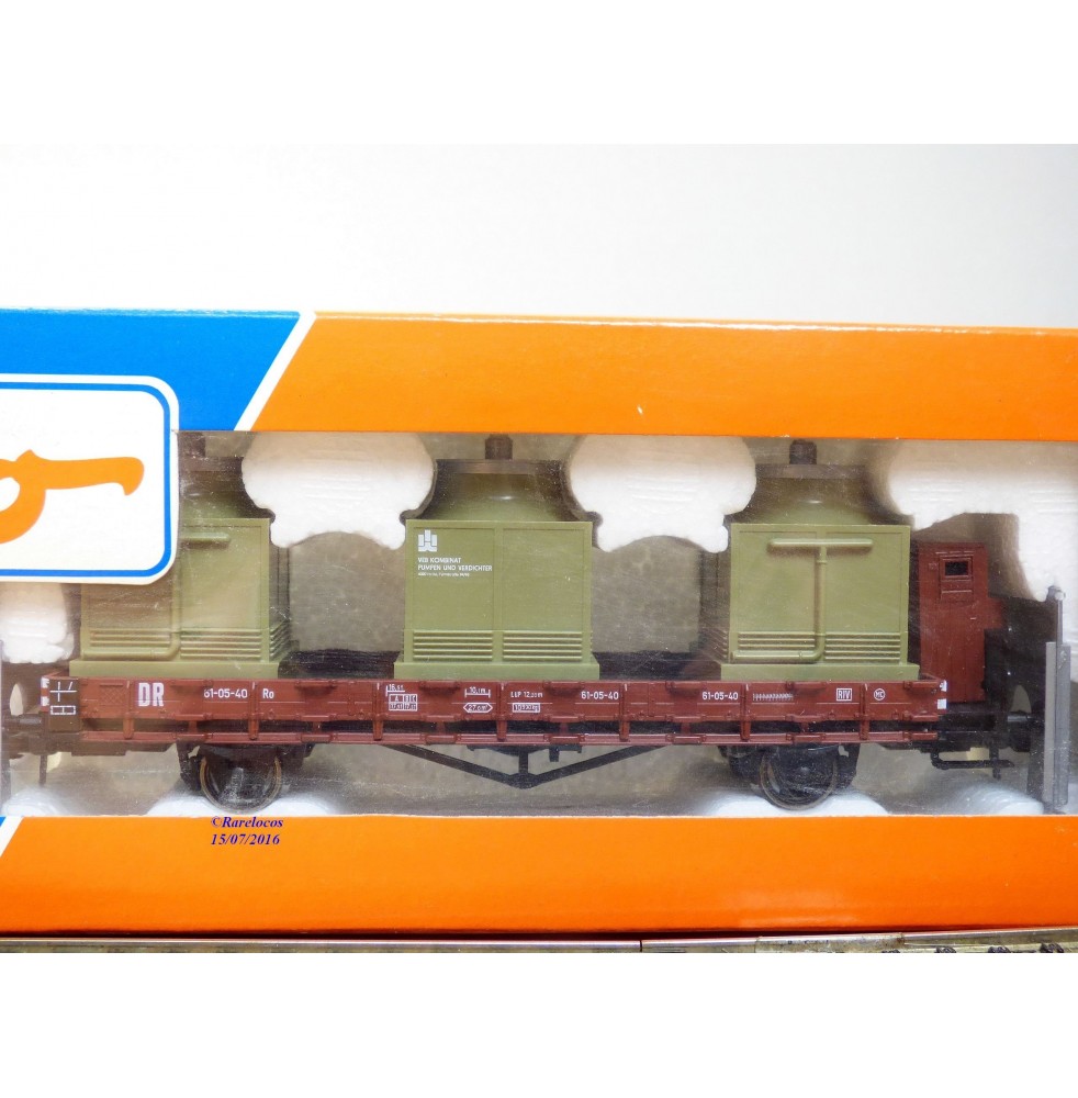 Wagon bâché ERMEWA ( à l'unité) - ROCO 76039 - - spécialiste modèle réduit