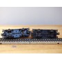 Märklin  4512.5 , couplage de 2 wagons plats à plate forme pivotantes ( Drehschemelwagen )  chargé de bois    DB    BO