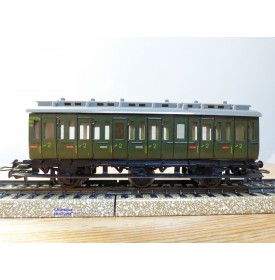 MÄRKLIN  4004 . 8 ,  voiture de 2 Kl. à  3 essieux  DB   BO