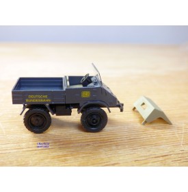 EPOCHE 110087, MERCEDES BENZ UNIMOG  Deutsche Bundesbahn  Neuf  BO  HO  1/87 