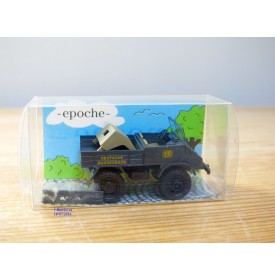 EPOCHE 110087, MERCEDES BENZ UNIMOG  Deutsche Bundesbahn  Neuf  BO  HO  1/87 
