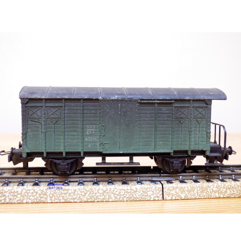 HAG 400 voiture allégée de 2 ème classe SBB BO
