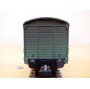 HAG  340 . 04, wagon couvert à plate forme  de serre freins  vert  type  K3  patiné  SBB  BO