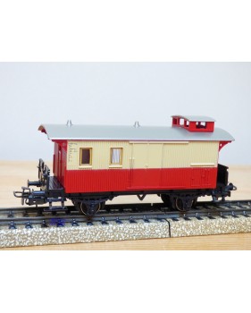 MÄRKLIN   4108,   fourgon à bagages mixte  à plate forme d'extrémité et guérite   à 2 essieux  Chemins de fer privés  neuf  BO 