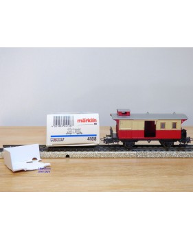 MÄRKLIN   4108,   fourgon à bagages mixte  à plate forme d'extrémité et guérite   à 2 essieux  Chemins de fer privés  neuf  BO 