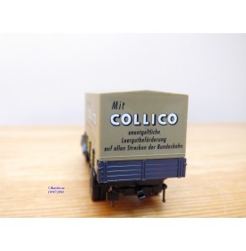 BREKINA  46005, camion bâché MAGIRUS DEUTZ  Deutsche Bundesbahn  Collico     neuf  BO  1/87 ème HO 