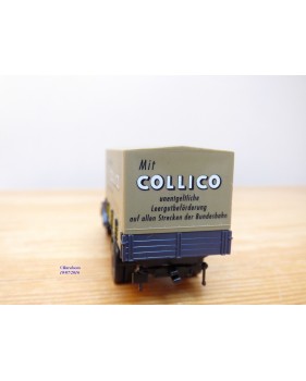 BREKINA  46005, camion bâché MAGIRUS DEUTZ  Deutsche Bundesbahn  Collico     neuf  BO  1/87 ème HO 