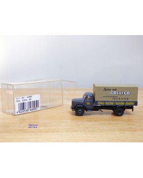 BREKINA  46005, camion bâché MAGIRUS DEUTZ  Deutsche Bundesbahn  Collico     neuf  BO  1/87 ème HO 