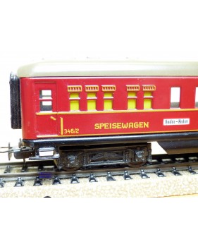 Märklin 4032 voiture grandes lignes A4ümg à feux de fin de convoi 1 Kl. DB BO