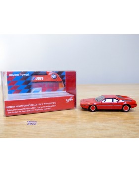 HERPA  ????,  BMW M1  rouge IAA  2007  Neuf   BO  1/87   HO