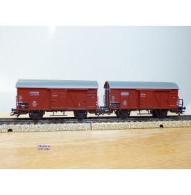 Märklin 48791, coffret 2 wagons et chargements Die junge DB   DB  BO  