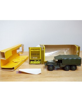 Solido 242,  camion américain DODGE 6*6 type T223 WC63 G507   Neuf   BO  