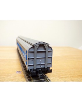 ROCO 4380A,  wagon couvert à parois coulissantes pour trafic transmanche FERRYWAGON   VTG    DB   Neuf   BO
