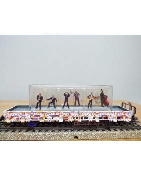 Märklin 4503, coffret  2 wagons et 1  voiture  Saarlandischer Sommerzug  DB    neuf   BO  