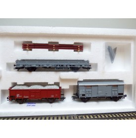 Märklin  47876, coffret train de travaux italien 3 wagons  FS   neuf    BO 