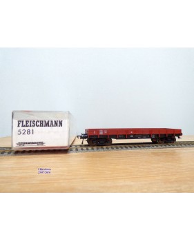 Fleischmann 5281,  wagon plat  USA  type Rklmm - tu697    DB  BO