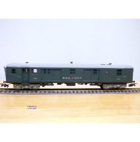 POCHER  213 / 2, fourgon à bagages  feu de fin de convoi type Fz 4 ü SBB BO