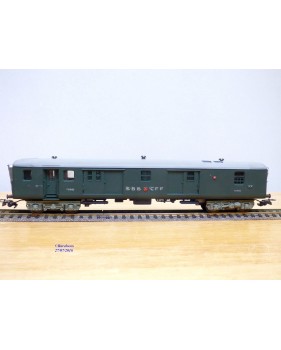 POCHER  213 / 2, fourgon à bagages  feu de fin de convoi type Fz 4 ü SBB BO