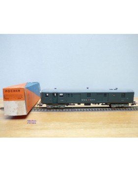 POCHER  213 / 2, fourgon à bagages  feu de fin de convoi type Fz 4 ü SBB BO
