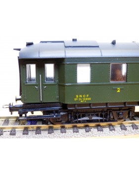 LILIPUT  285 74,  voiture mixte 2 Cl./fourgon " Bastille " SNCF  BO