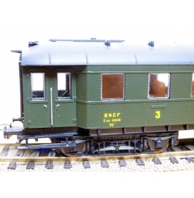 LILIPUT ancien 201 wagon plat chargé de 4 conteneurs ( cadres)  NS  BO