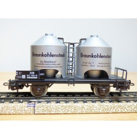 PRIMEX ( Märklin )  4551, wagon silos pour poussière de lignite  lignite  DB   neuf  BO