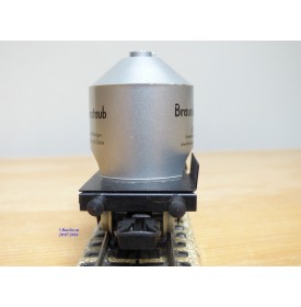 PRIMEX ( Märklin )  4551, wagon silos pour poussière de lignite  lignite  DB   neuf  BO