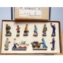 Märklin métal 404 Ga / 0201, coffret de 10 personnages voyageurs et personnel de quai Neuf BO