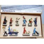 Märklin métal 404 Gb / 0202, coffret de 10 personnages voyageurs et personnel de quai Neuf BO