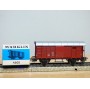 Märklin 48944 wagons plats type Bt 10 conteneurs à bière Königsbacher DB BO