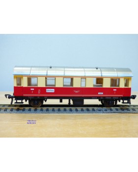 FLEISCHMANN 5064 , voiture ancienne à plate formes d'extrémité couvertes  à 2  essieux  2  Kl.   CENTRAL  BO