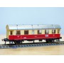 FLEISCHMANN 5064 , voiture ancienne à plate formes d'extrémité couvertes  à 2  essieux  2  Kl.   CENTRAL  BO