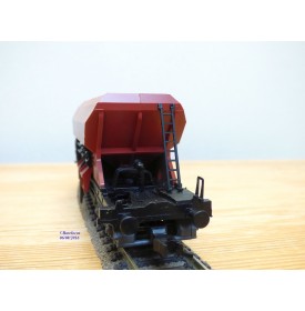 Fleischmann 5525 K,  wagon trémie à déchargement automatique  fonctionnel  type Nür  267  Schotterwagen  DB   neuf   BO