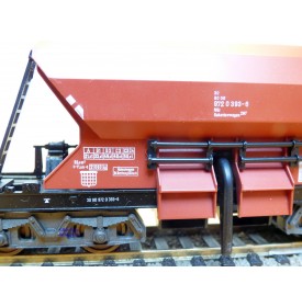 Fleischmann 5525 K,  wagon trémie à déchargement automatique  fonctionnel  type Nür  267  Schotterwagen  DB   neuf   BO